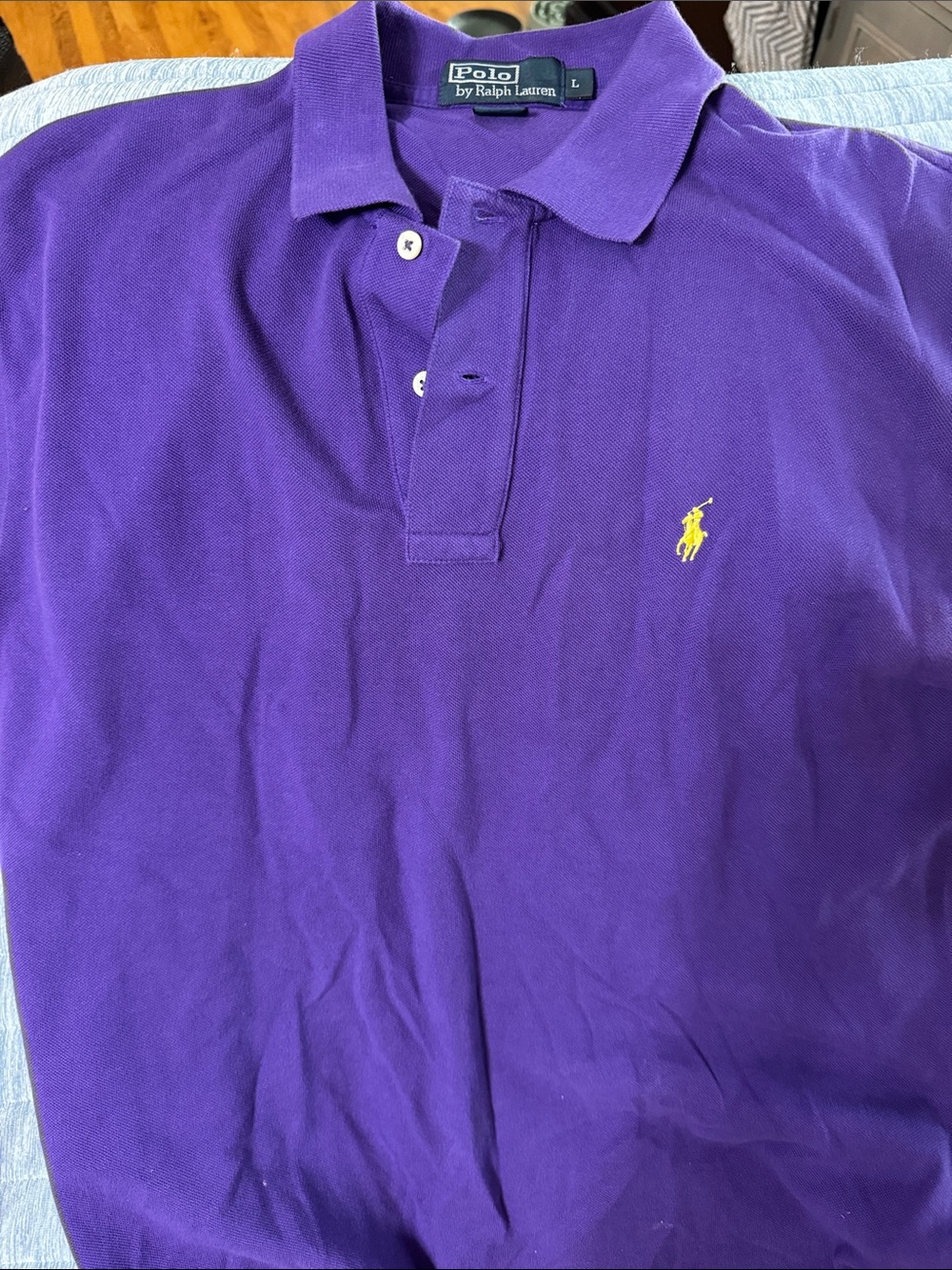 Polo by Ralph Lauren Purple Polo with Yellow Pony